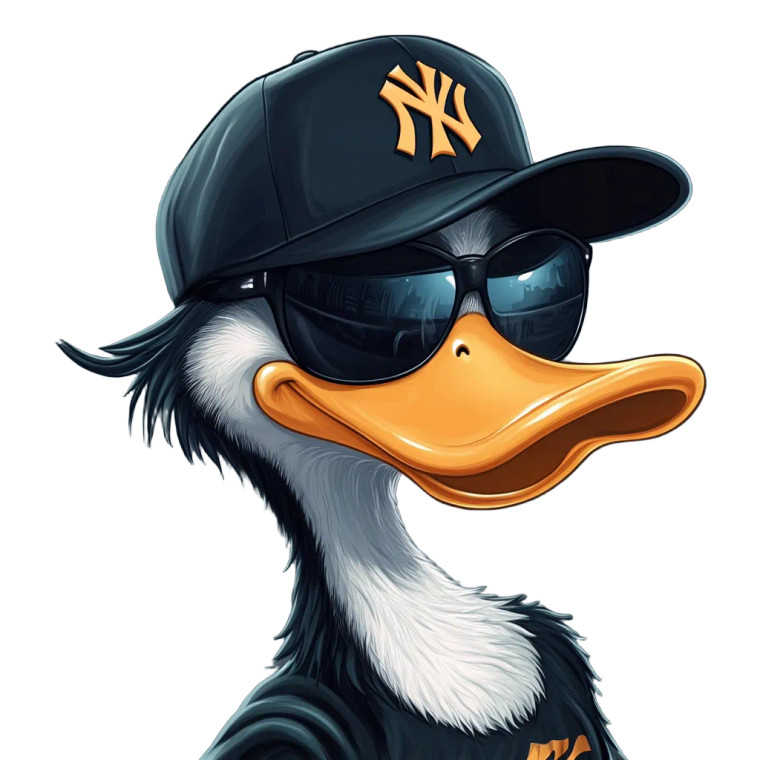 Daffy Duck V2 Vinyl Car Decal Sticker – Waterproof & UV-Resistant 8"