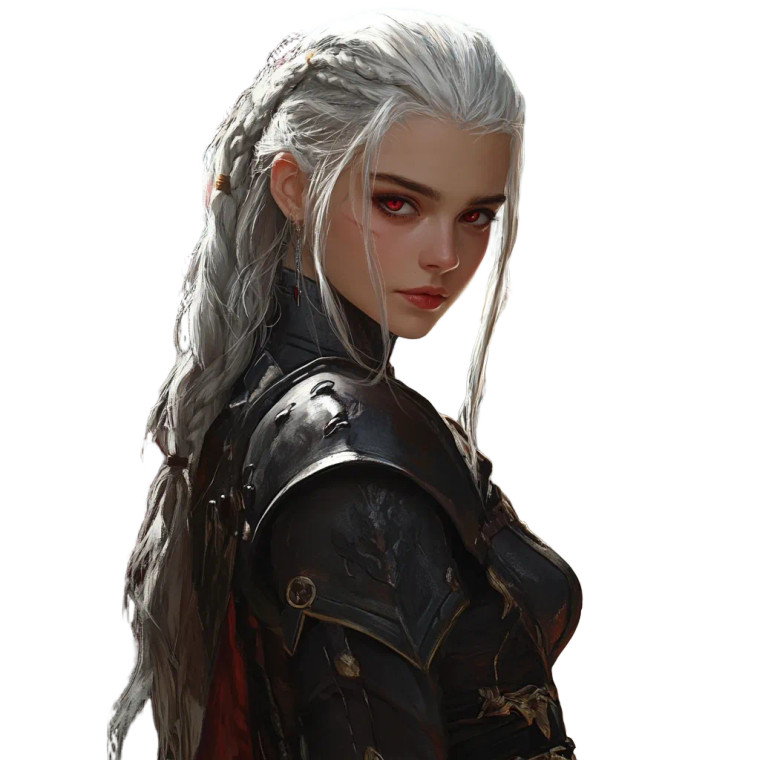 Smug Silver-Haired Queen Vinyl Car Decal Sticker – Waterproof & UV-Resistant 8"