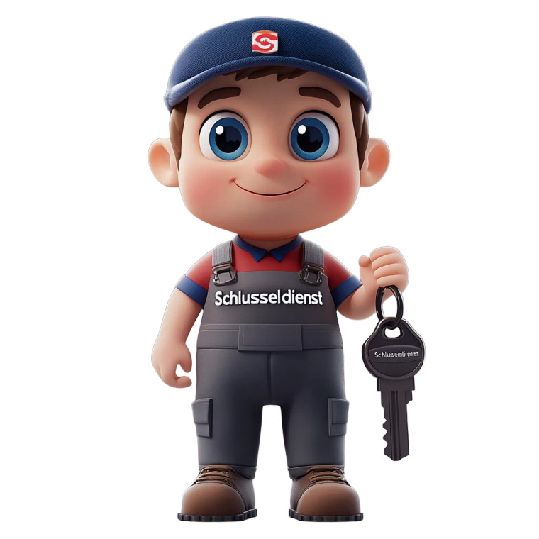 Cartoon Key Worker Vinyl Car Decal Sticker – Waterproof & UV-Resistant 8"