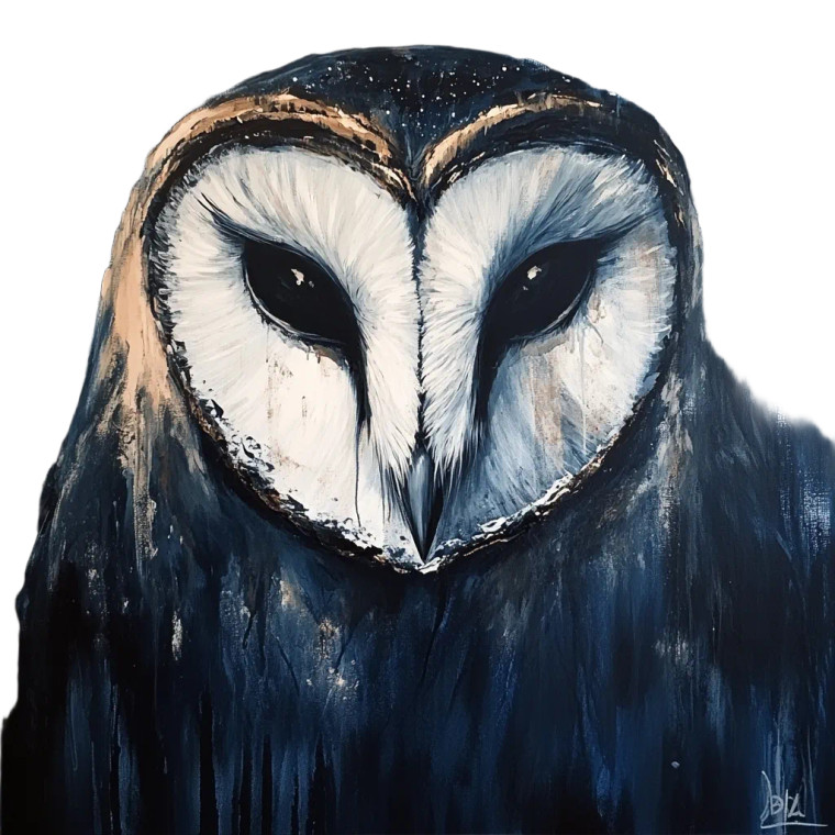 Burton-Style Owl Vinyl Car Decal Sticker – Waterproof & UV-Resistant 8"