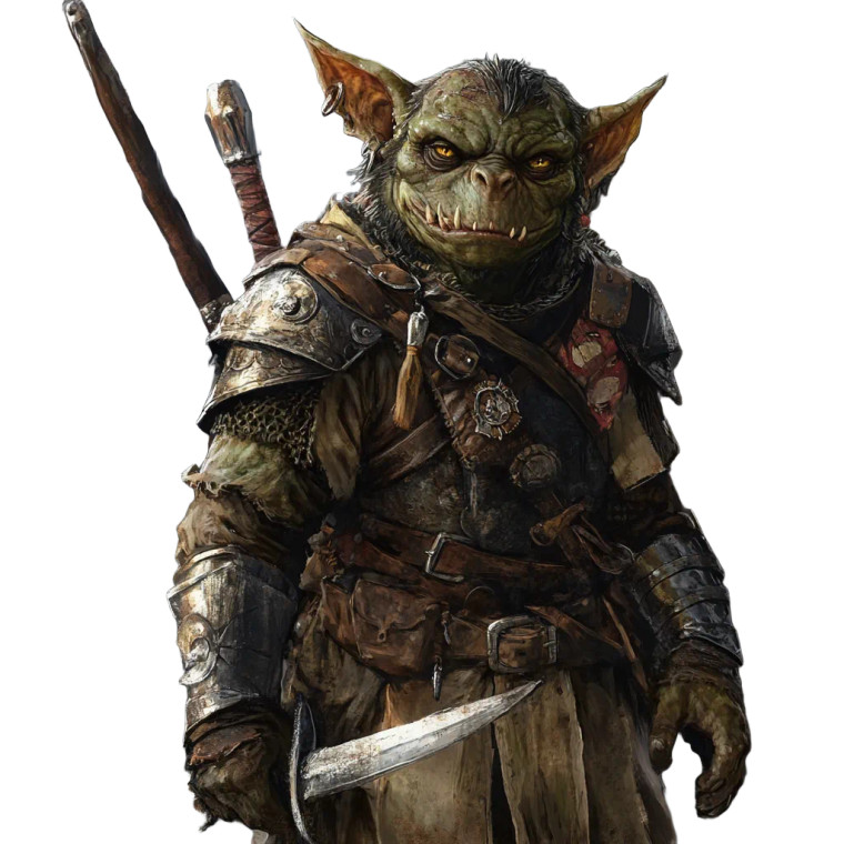 Goblin Warrior V3 Vinyl Car Decal Sticker – Waterproof & UV-Resistant 8"