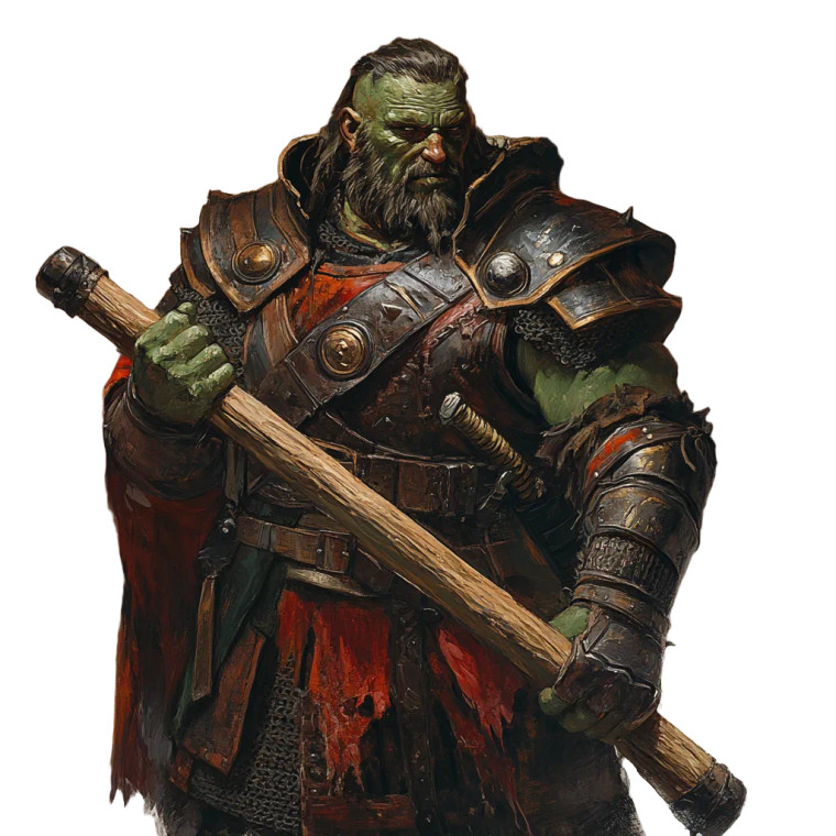 Green Dnd Fighter Vinyl Car Decal Sticker – Waterproof & UV-Resistant 8"