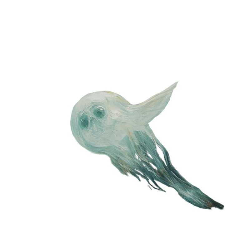 Translucent Blob Chase Vinyl Car Decal Sticker – Waterproof & UV-Resistant 8"