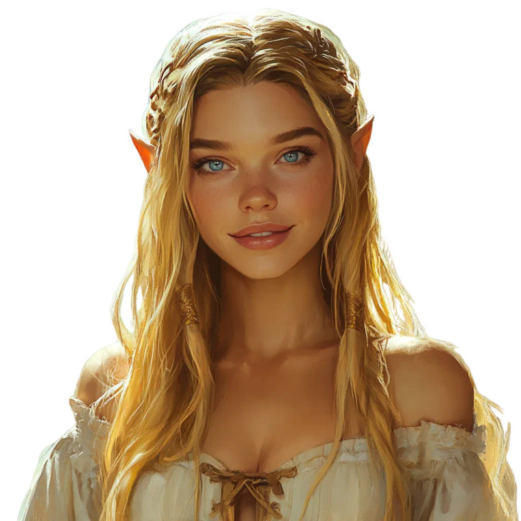 Golden High-Elf Priestess Vinyl Car Decal Sticker – Waterproof & UV-Resistant 8" Golden High-Elf Priestess Vinyl Car Decal Sticker – Waterproof & UV-Resistant 8"