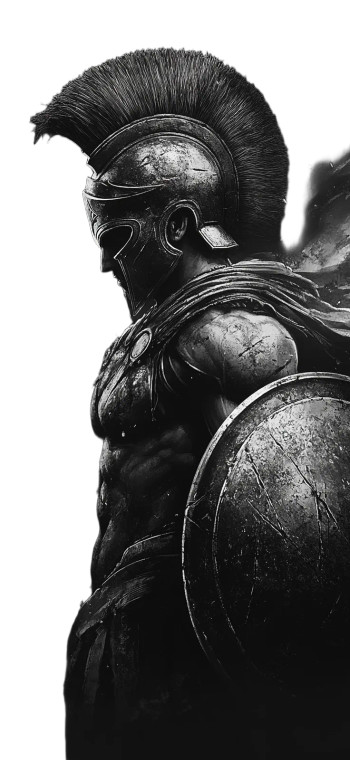 Spartan Warrior Wallpaper V6 Vinyl Car Decal Sticker – Waterproof & UV-Resistant 8"
