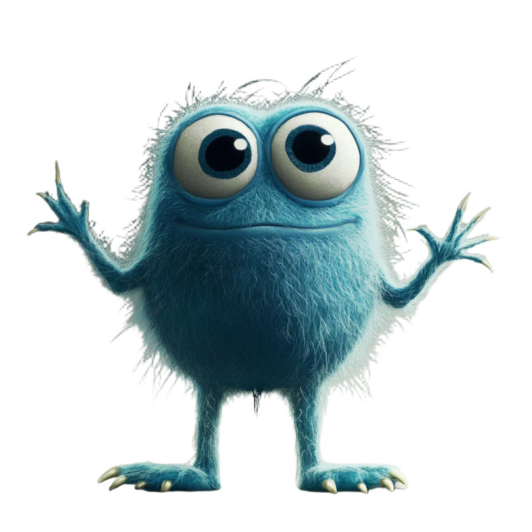 Hope Monster Vinyl Car Decal Sticker – Waterproof & UV-Resistant 8"