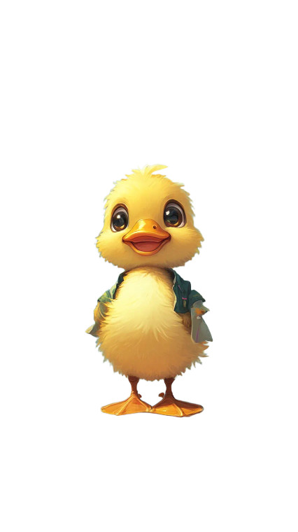 Stylish Duckling Pond Vinyl Car Decal Sticker – Waterproof & UV-Resistant 8"