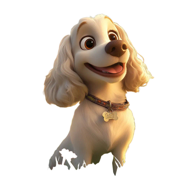 Happy Cocker Spaniel Vinyl Car Decal Sticker – Waterproof & UV-Resistant 8"