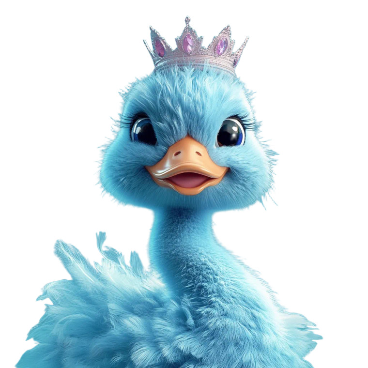 Fantasy Disney Duck Vinyl Car Decal Sticker – Waterproof & UV-Resistant 8"