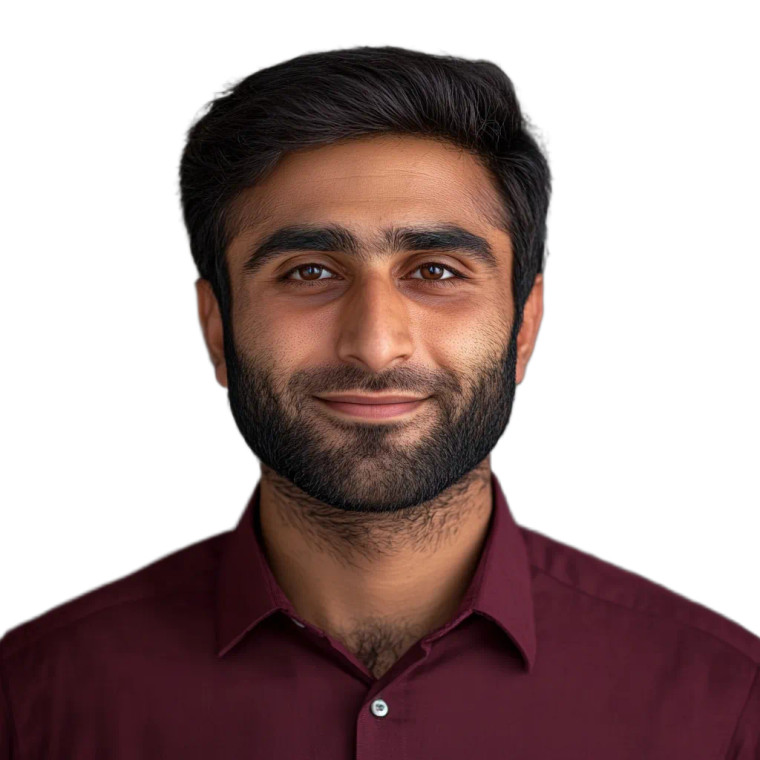 Smiling Pakistani Employee Vinyl Car Decal Sticker – Waterproof & UV-Resistant 8"