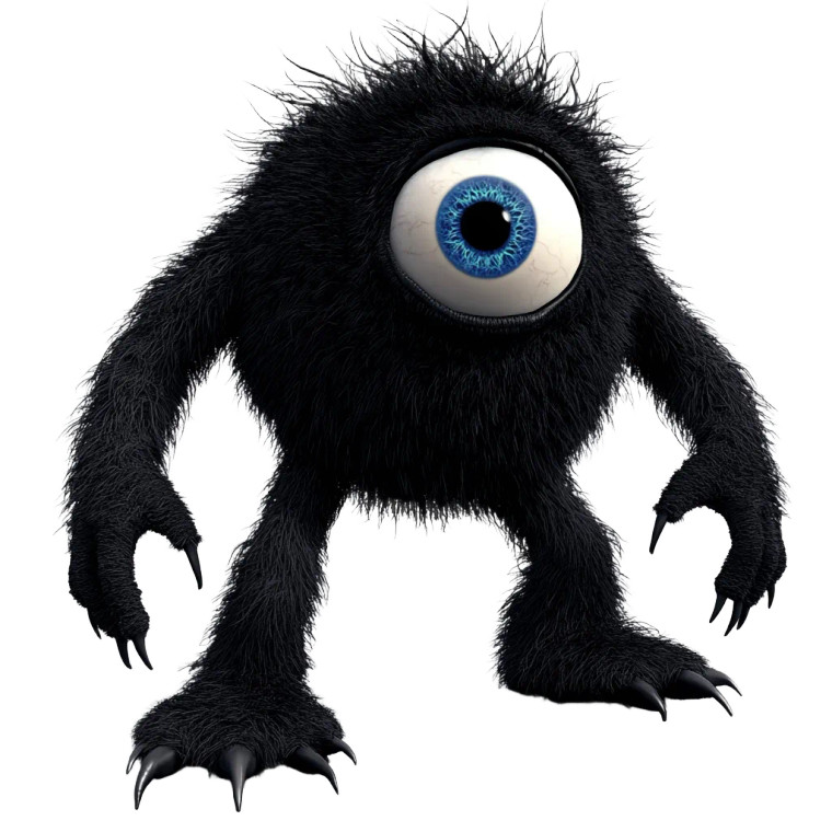 One-Eyed Monster V3 Vinyl Car Decal Sticker – Waterproof & UV-Resistant 8"