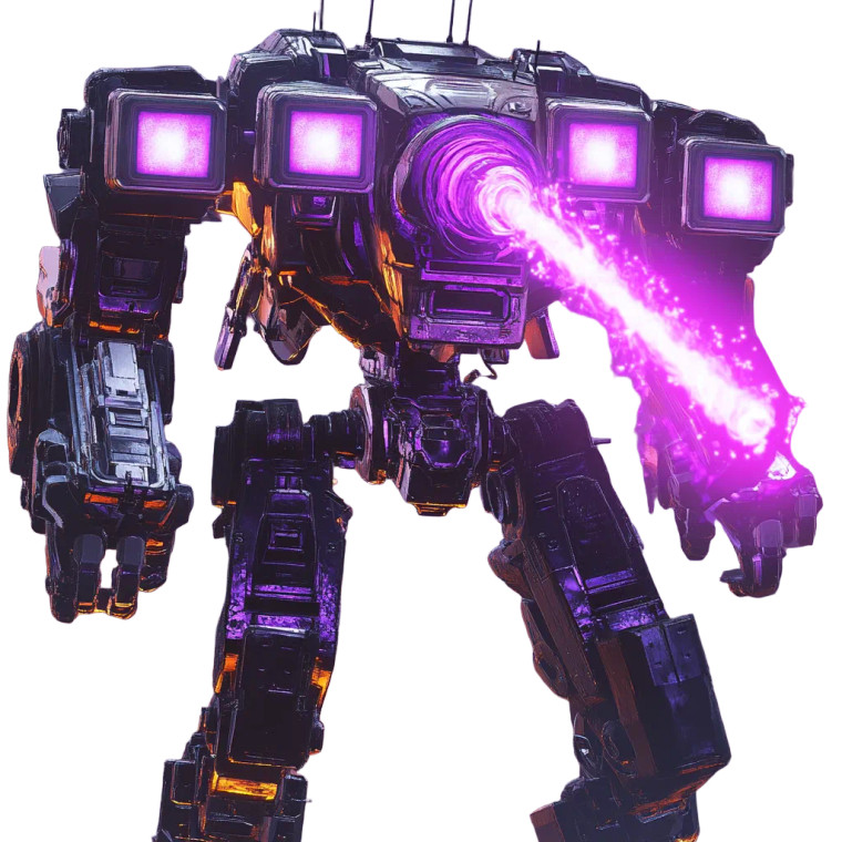 Cybernetic Titan Vinyl Car Decal Sticker – Waterproof & UV-Resistant 8"