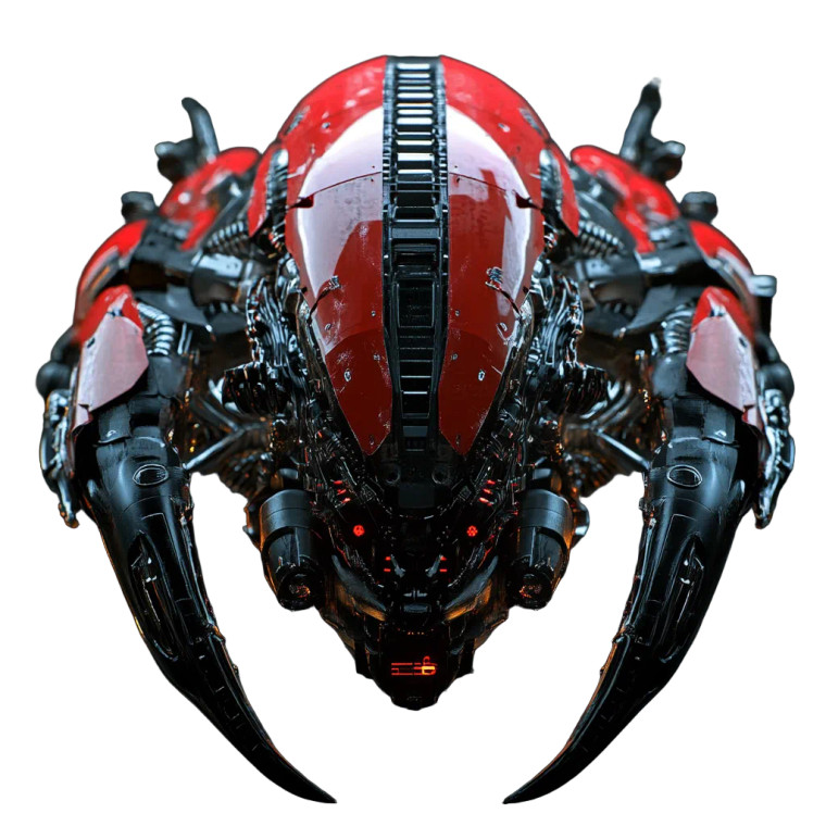 Cyberpunk Scorpion Vinyl Car Decal Sticker – Waterproof & UV-Resistant 8"