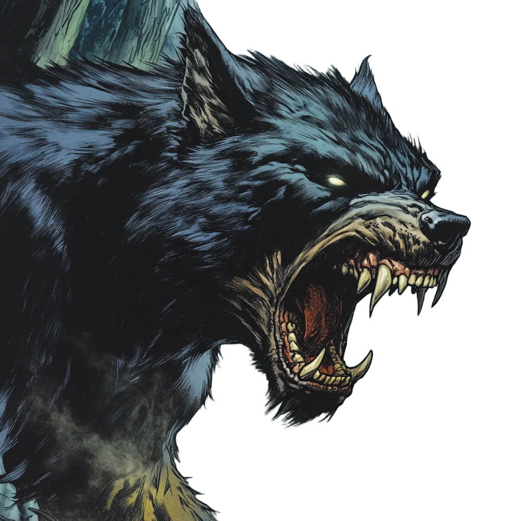 Menacing Werewolf V3 Vinyl Car Decal Sticker – Waterproof & UV-Resistant 8"