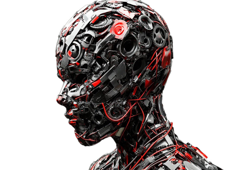 F1 Human Sculpture Vinyl Car Decal Sticker – Waterproof & UV-Resistant 8"