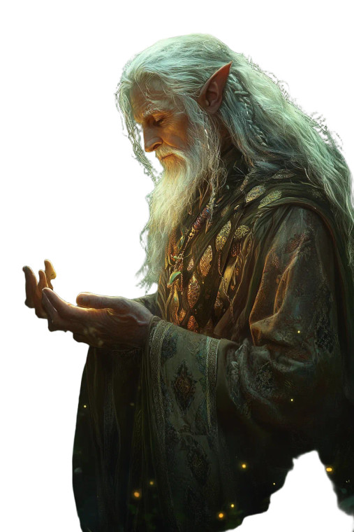 Elven Sage Conjuring Vinyl Car Decal Sticker – Waterproof & UV-Resistant 8" Elven Sage Conjuring Vinyl Car Decal Sticker – Waterproof & UV-Resistant 8"