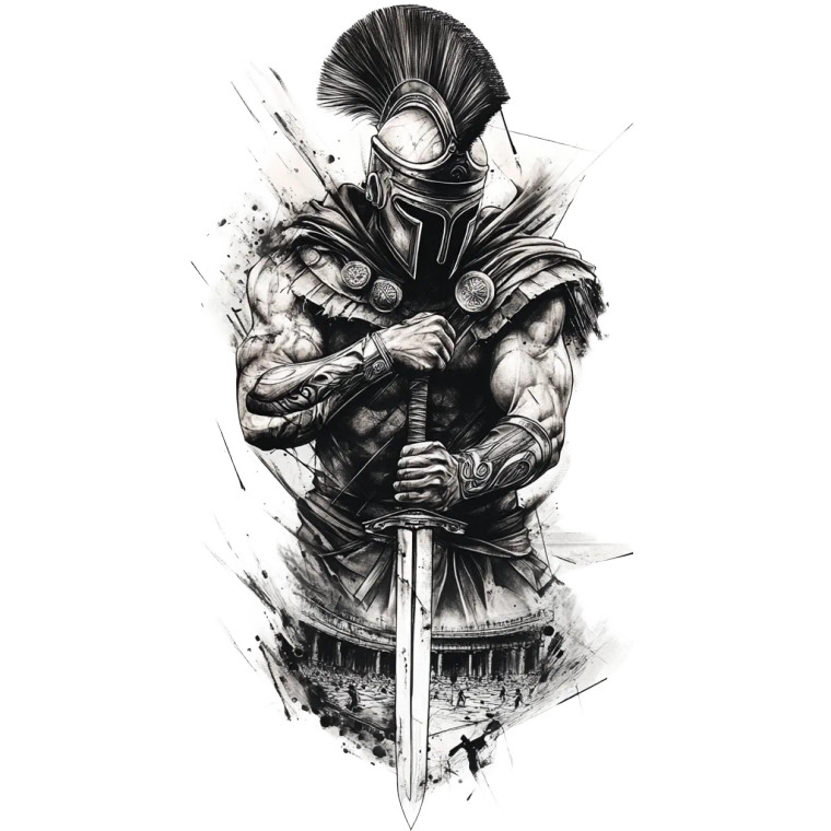 Chicano Spartan Tattoo Vinyl Car Decal Sticker – Waterproof & UV-Resistant 8" Chicano Spartan Tattoo Vinyl Car Decal Sticker – Waterproof & UV-Resistant 8"