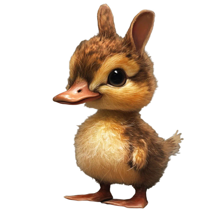 Duck Rabbit Platypus Vinyl Car Decal Sticker – Waterproof & UV-Resistant 8"