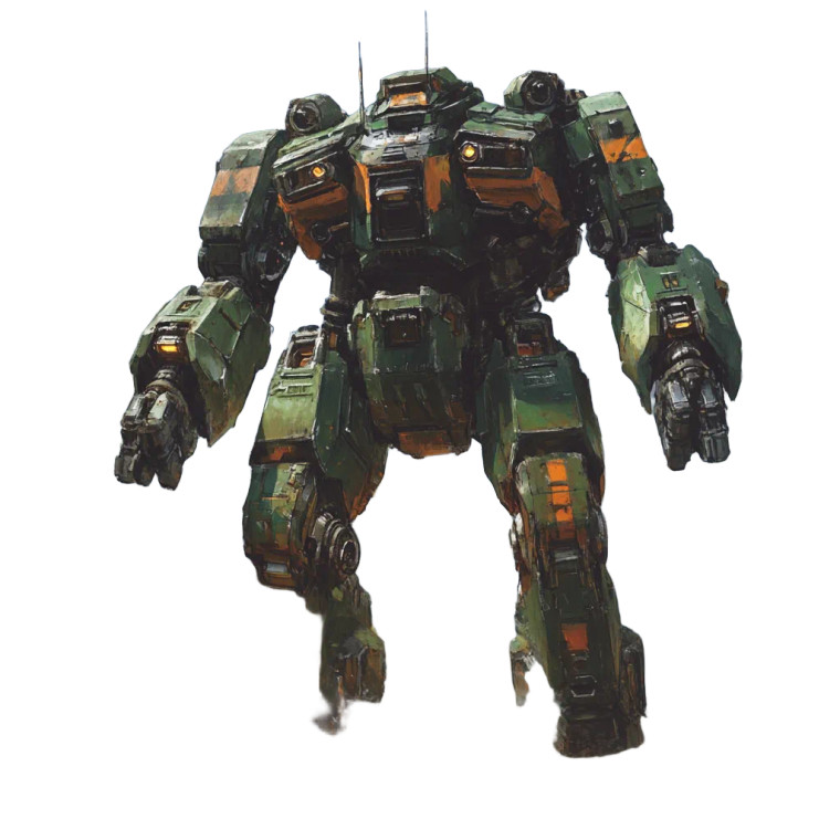 Battletech Atlas Vinyl Car Decal Sticker – Waterproof & UV-Resistant 8"