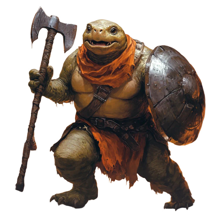 Heroic Turtle Barbarian Vinyl Car Decal Sticker – Waterproof & UV-Resistant 8"