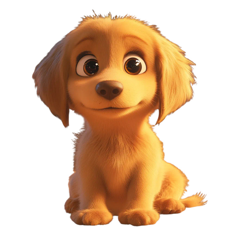 Golden Retriever Puppy V14 Vinyl Car Decal Sticker – Waterproof & UV-Resistant 8"