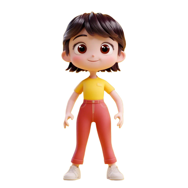 Pixar-Style Characters Vinyl Car Decal Sticker – Waterproof & UV-Resistant 8"