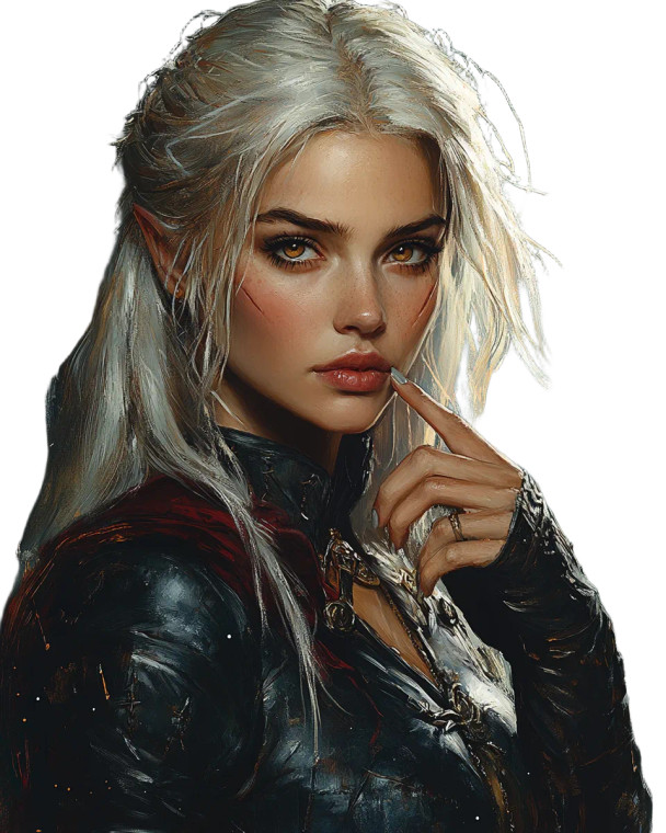 Gorgeous Witch Moonlight Vinyl Car Decal Sticker – Waterproof & UV-Resistant 8"