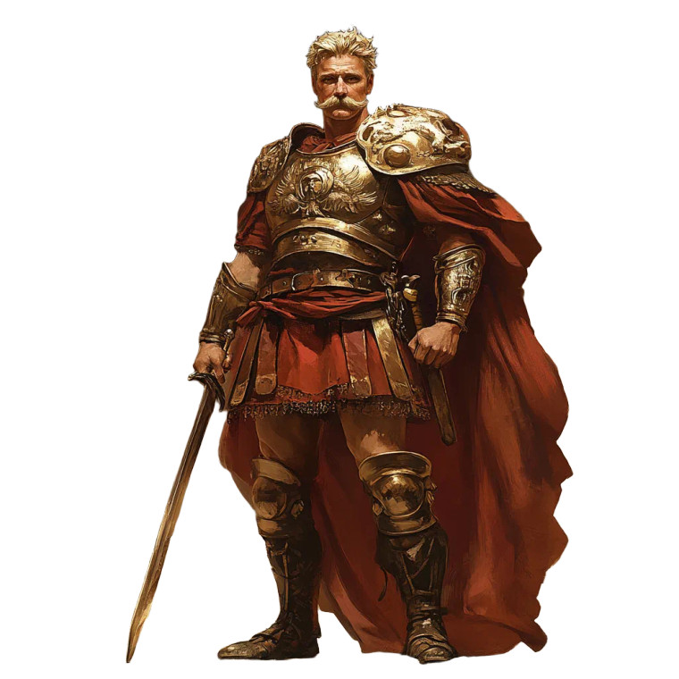 Roman Warrior V19 Vinyl Car Decal Sticker – Waterproof & UV-Resistant 8"