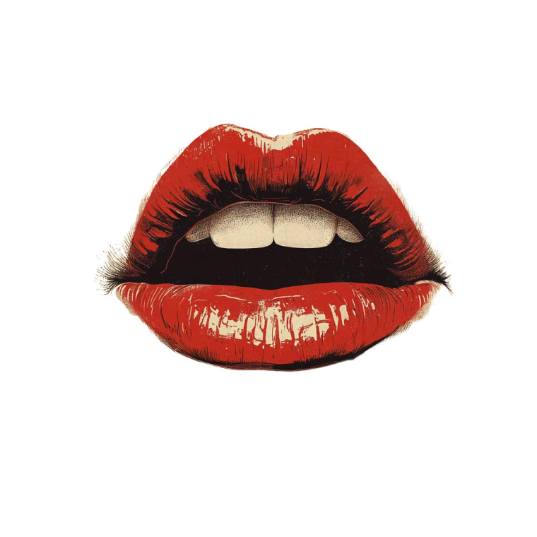 Vintage Kiss Blowing Vinyl Car Decal Sticker – Waterproof & UV-Resistant 8"