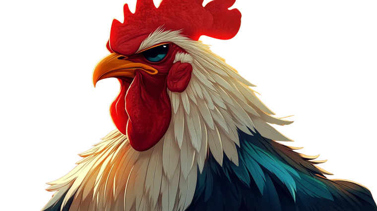 Proud Sociopath Rooster Vinyl Car Decal Sticker – Waterproof & UV-Resistant 8"