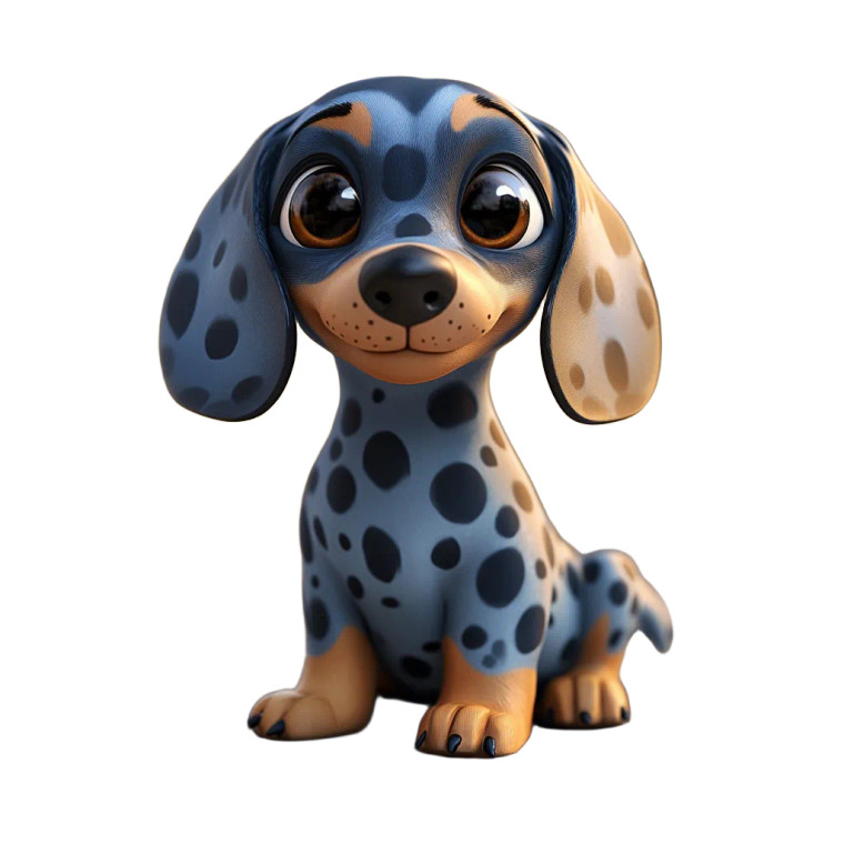 Spotted Dachshund Puppy Vinyl Car Decal Sticker – Waterproof & UV-Resistant 8" Spotted Dachshund Puppy Vinyl Car Decal Sticker – Waterproof & UV-Resistant 8"