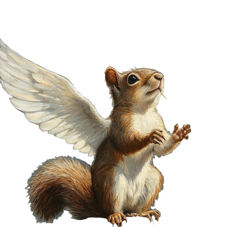 Peanut Guardian Angel Vinyl Car Decal Sticker – Waterproof & UV-Resistant 8"