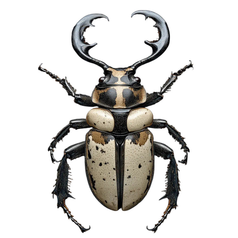Hercules Beetle Display Vinyl Car Decal Sticker – Waterproof & UV-Resistant 8"