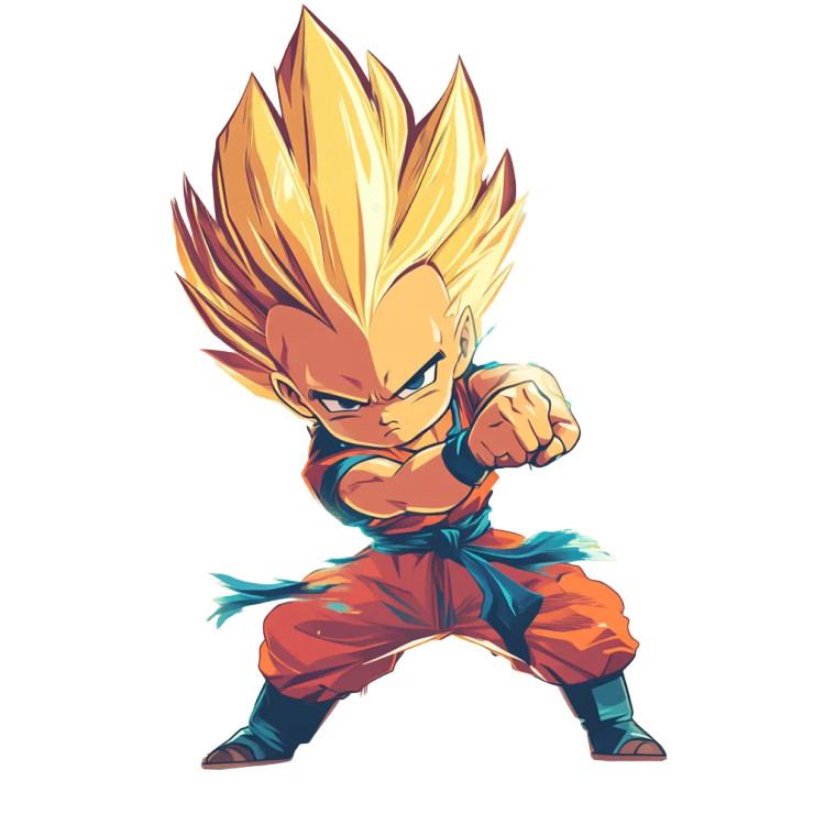 Kid Ssj3 Vegeta Vinyl Car Decal Sticker – Waterproof & UV-Resistant 8"