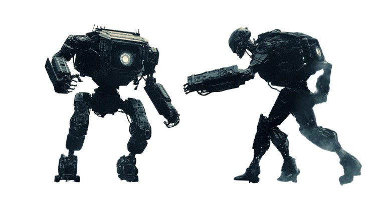 Cyberpunk Military Robots Vinyl Car Decal Sticker – Waterproof & UV-Resistant 8"