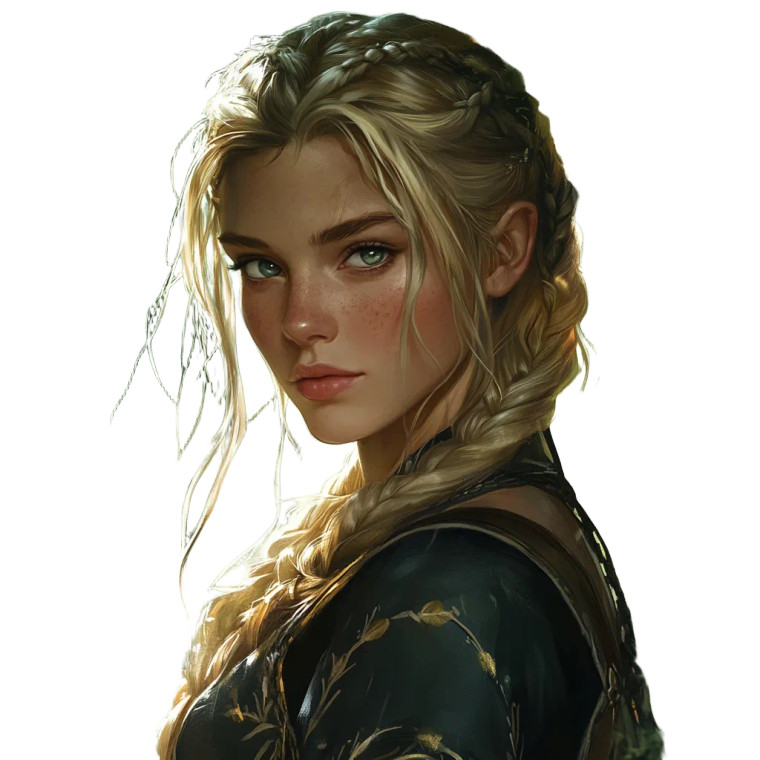 Nordic Norn Warrior Vinyl Car Decal Sticker – Waterproof & UV-Resistant 8"