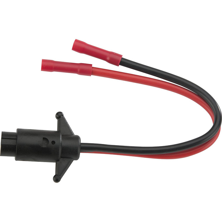 Attwood Marine Trolling Motor Power Plug 14365-6 For Use With Motor Side Male Trolling Motor Plug; 12 Volt; With 6 Inch Length 8 Gauge Wire/Butt Connectors/Wing Tab; Single