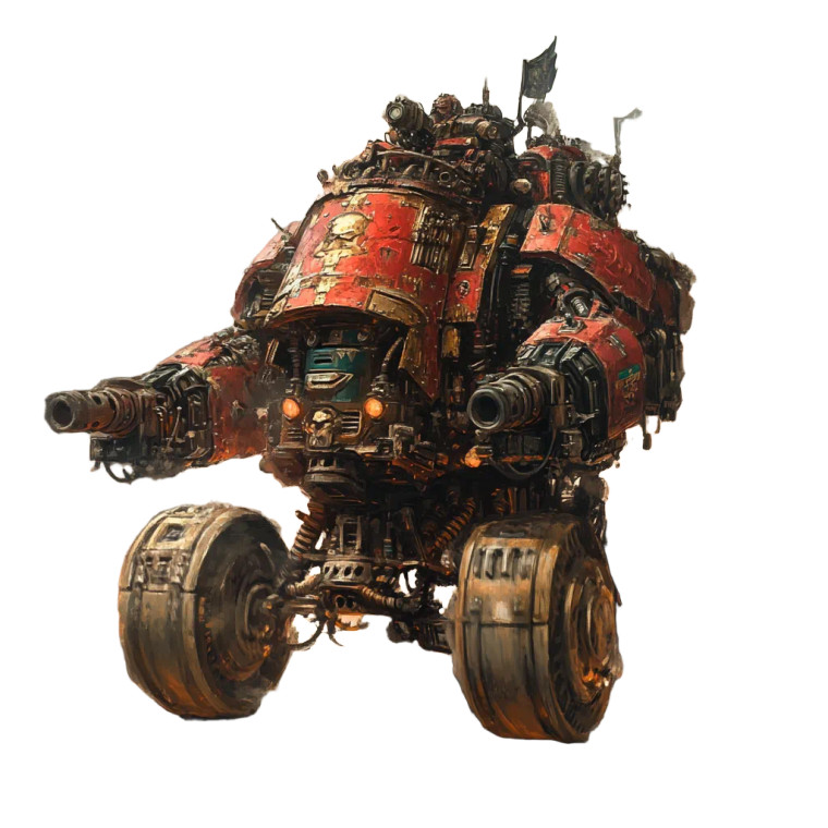 Warlord Titan Tricycle Vinyl Car Decal Sticker – Waterproof & UV-Resistant 8"