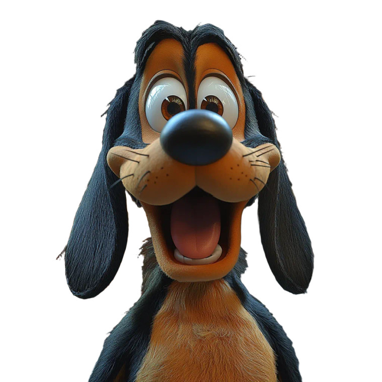 Goofy Vinyl Car Decal Sticker – Waterproof & UV-Resistant 8"