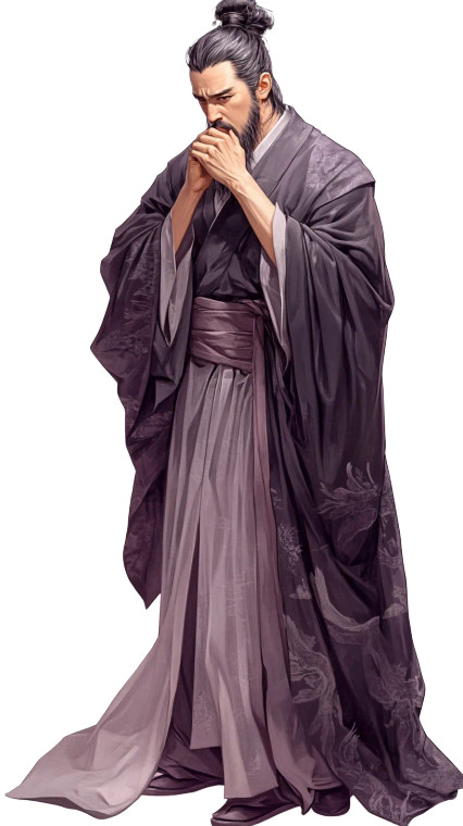 Ancient Scholar Portrait V2 Vinyl Car Decal Sticker – Waterproof & UV-Resistant 8"