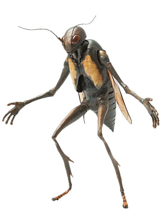 Humanoid Insect V2 Vinyl Car Decal Sticker – Waterproof & UV-Resistant 8"