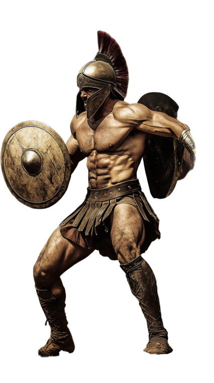 Spartan Warriors Training Vinyl Car Decal Sticker – Waterproof & UV-Resistant 8"
