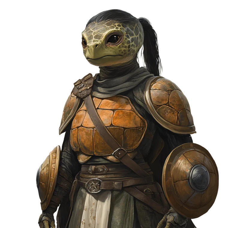 Tortle Cleric Protector Vinyl Car Decal Sticker – Waterproof & UV-Resistant 8"