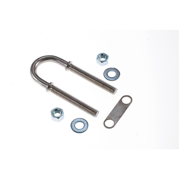Twin Shanks Stainless Steel U-Bolt Kit | Ideal for Ski Tows, 12000lb Strength