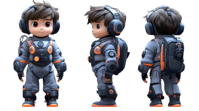 Cyberpunk Boy Views V3 Vinyl Car Decal Sticker – Waterproof & UV-Resistant 8"