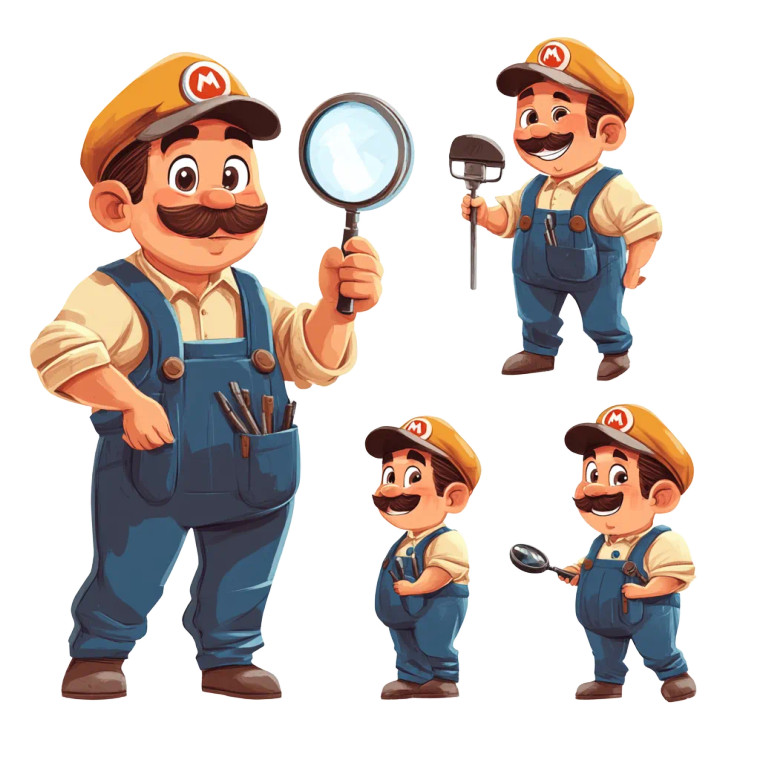 Kind Repairman Illustration Vinyl Car Decal Sticker – Waterproof & UV-Resistant 8" Kind Repairman Illustration Vinyl Car Decal Sticker – Waterproof & UV-Resistant 8"