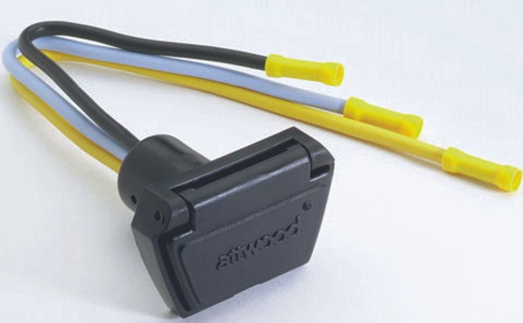 Upgrade Your Trolling Motor Connection | Attwood Marine Power Plug | 12/24V | 10 Gauge Wire | Weather Cover | Made in USA