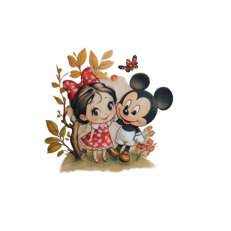 Disney Style Tattoo Vinyl Car Decal Sticker – Waterproof & UV-Resistant 8"