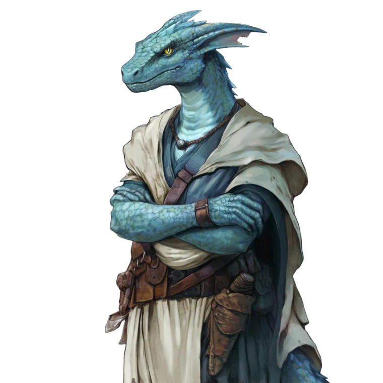 Dragonborn Warlock Vinyl Car Decal Sticker – Waterproof & UV-Resistant 8"