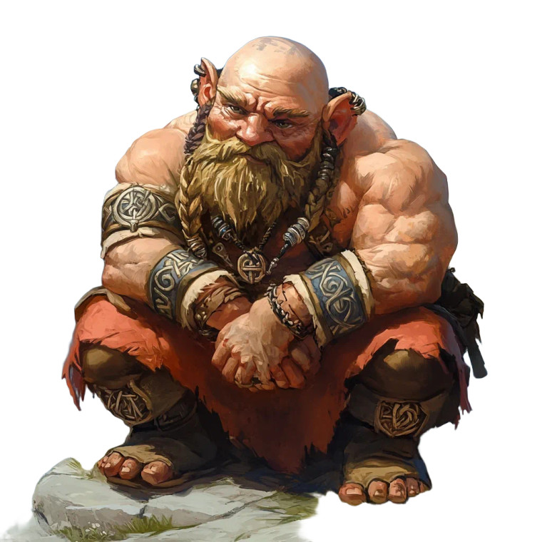 Nordic Dwarf Warrior V2 Vinyl Car Decal Sticker – Waterproof & UV-Resistant 8"